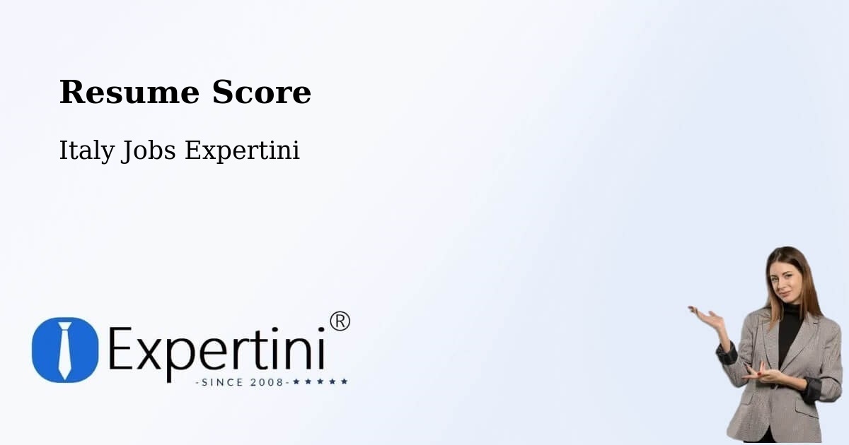 Resume Score & Job Description Match Tool – Sequals - Italy Jobs Expertini