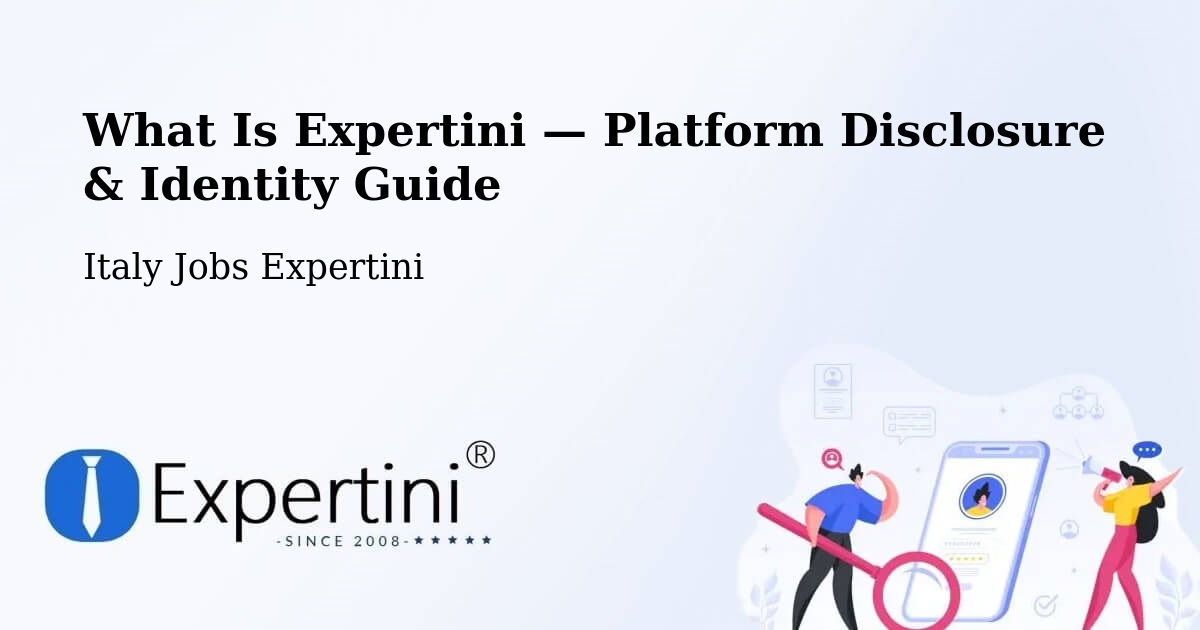 What Is Expertini — Platform Disclosure & Identity Guide – Sequals